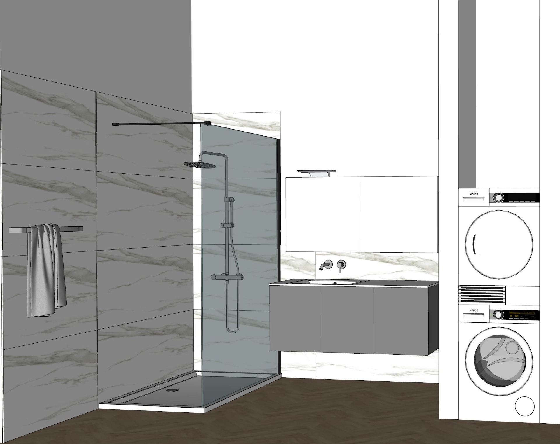 de toekomstige badkamer